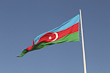 detail van vlag van Azerbeidzjan